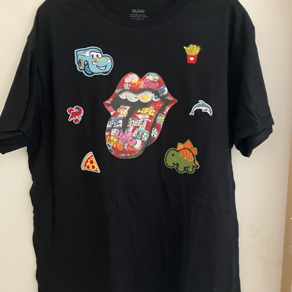 Custom made men’s “ crazy t shirt “.  NWOT.  Never worn